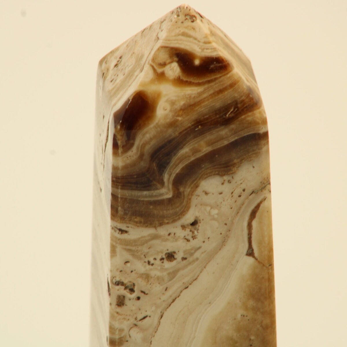 Alternative view of Chocolate Calcite Points $30 per pound